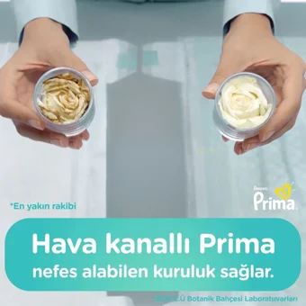 Prima Aktif Bebek 4 + Numara Cırtlı Bebek Bezi 3x50 Adet