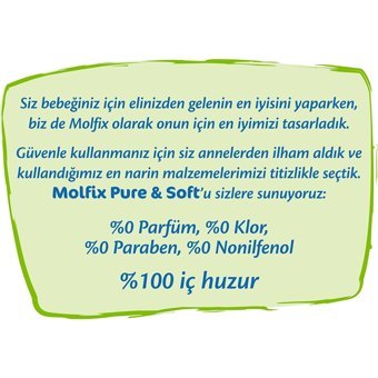 Molfix Pure & Soft 3 Numara Cırtlı Bebek Bezi 784 Adet