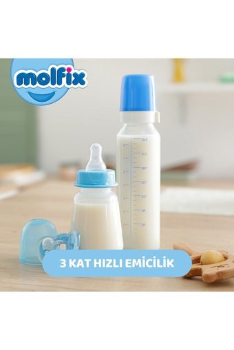 Molfix Anne Kucağı Gibi 4 Numara Cırtlı Bebek Bezi 200 Adet