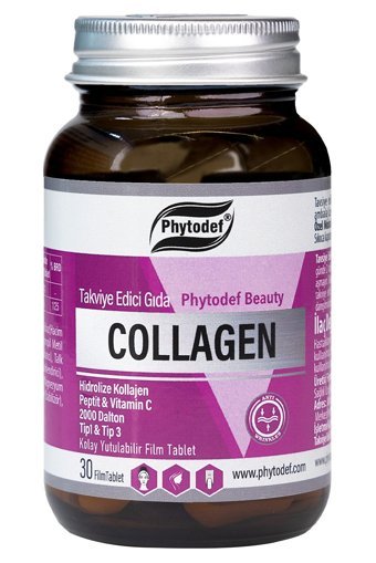 Phytodef Collagen-C Vitamini Tablet Kolajen 3x30 Tablet