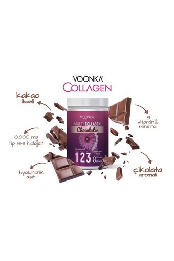 Voonka Multi Collagen Chocolate Toz Kolajen 380 gr