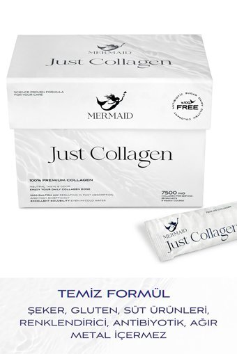 Mermaid Collagen Just Collagen Saşe Kolajen 28x7500 mg