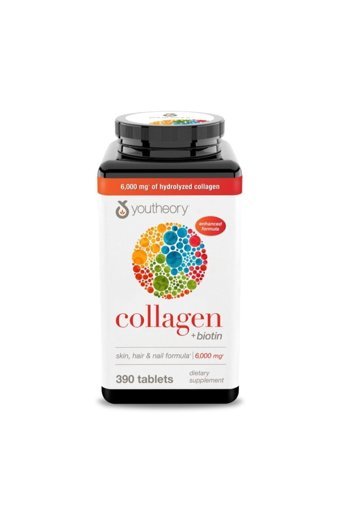 Youtheory Collagen Plus Biotin Tablet Kolajen 390x6000 mg