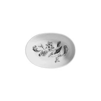 Kütahya Porselen Zeugma 939012 Desenli 28 Parça 6 Kişilik Porselen Kahvaltı Takımı Beyaz-Siyah