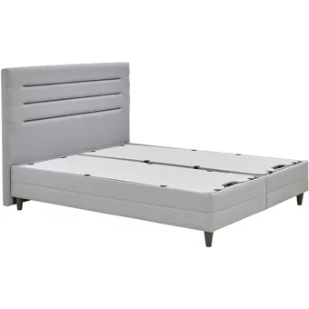 Yataş Supreme Pedic 140 x 190 cm Başlıklı Çift Kişilik Sandıklı Baza Seti Mavi