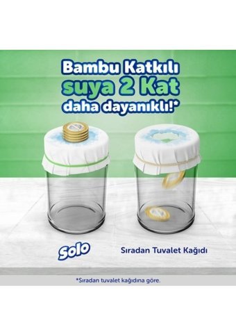 Solo Bambu Katkılı 2 Katlı 16'lı Rulo Kağıt Havlu