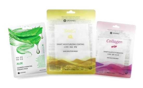 Jkosmec Solution Snail-Solution Collagen Aloe Veralı Nemlendiricili Soyulabilir Kağıt Yüz Maskesi