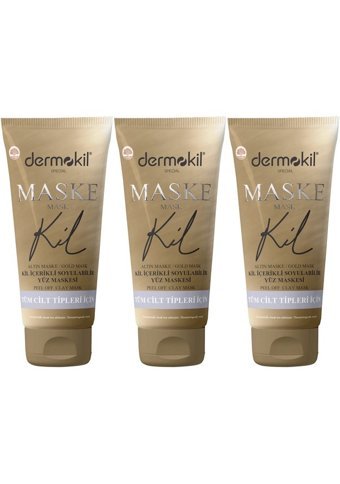 Dermokil Gold Killi Soyulabilir Krem Yüz Maskesi 3x75 ml