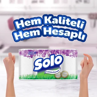 Solo Akıllı Seçim 2 Katlı 8'li Rulo Kağıt Havlu