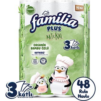 Familia Natural Kokulu 3 Katlı 48'li Rulo Kağıt Havlu