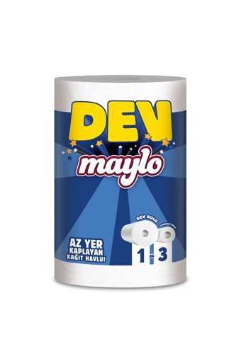 Maylo Dev 2 Katlı 600 Yaprak Tekli Rulo Kağıt Havlu