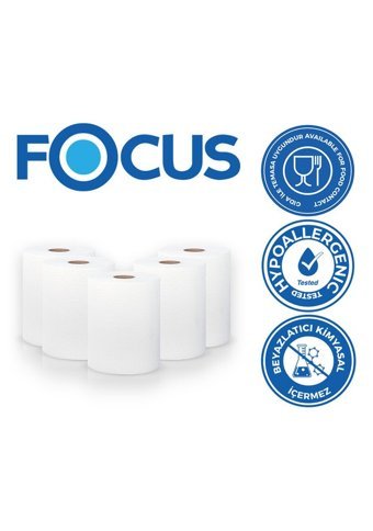 Focus Jumbo 2 Katlı 6'lı Rulo Kağıt Havlu