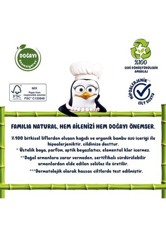 Familia Natural 3 Katlı 24'lü Rulo Kağıt Havlu