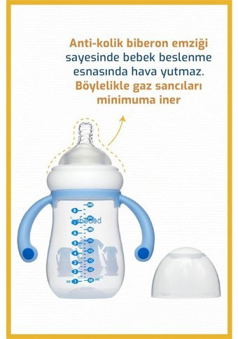 Bebedor 99322 Kulplu 0+ Ay 240 ml Alıştırma Bardağı Beyaz