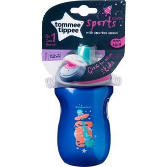 Tommee Tippee 447156 Kulplu 12+ Ay 300 ml Alıştırma Bardağı Lacivert