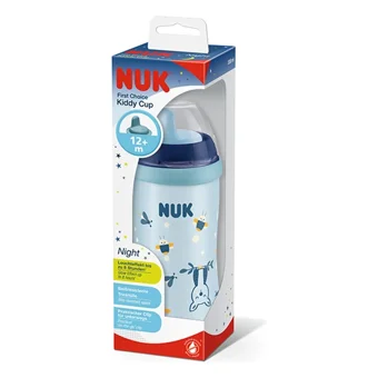 Nuk Akıtmaz Kulpsuz 12+ Ay 300 ml Alıştırma Bardağı Mavi