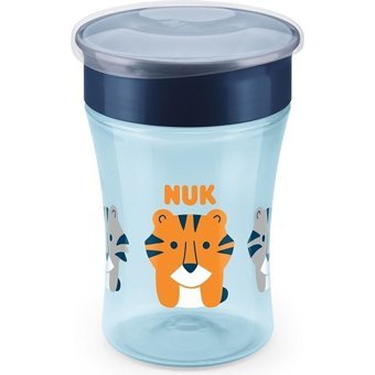 Nuk Pipetli Akıtmaz Kulpsuz 230 ml Alıştırma Bardağı