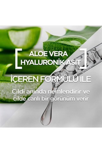 Garnier Tazeleyici Yoğun Nem + Canlı Görünüm Aloe Veralı Nemlendiricili Kağıt Yüz Maskesi