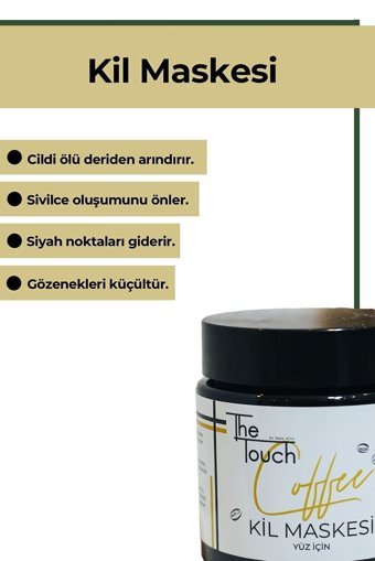 The Touch By Seda Altın Coffee Siyah Nokta Karşıtı Krem Maske Yüz Peelingi