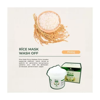 Rice Egg And Rice Siyah Nokta Karşıtı Kutu Maske Yüz Peelingi 100 ml