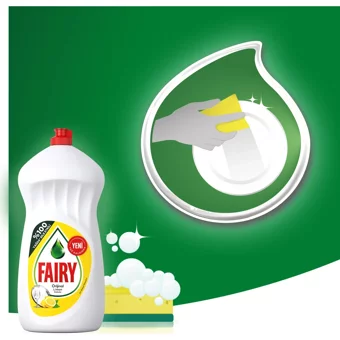 Fairy Orijinal Limon Kokulu Sıvı El Bulaşık Deterjanı 9x1.35 lt