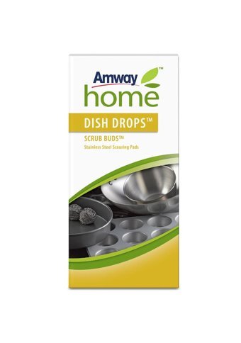 Amway Home Dish Drops Aleo Vera Kokulu Organik Sıvı El Bulaşık Deterjanı 1 lt +Dish Drops Ovma Teli 4 Adet