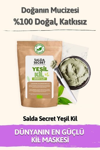 Salda Secret Indian Healing Clay Killi Toz Yüz Maskesi 100 gr