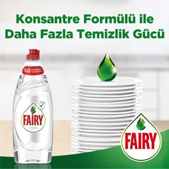 Fairy 0% Boya Sıvı El Bulaşık Deterjanı 650 ml