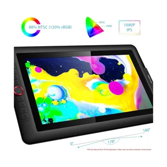 Xp Pen Pen Artist 15.6 inç Ekranlı Bluetoothlu Kalemli FULL HD Kablosuz Grafik Tablet Siyah