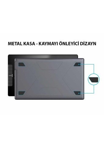 Veikk VK1200 11.6 inç Ekranlı Kalemli Kablolu Grafik Tablet Siyah