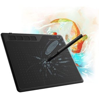 Gaomon S620 7.6 inç Ekranlı Kalemli Kablolu Grafik Tablet Siyah