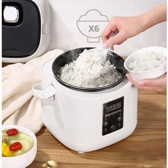 Xinhang 390 W Plastik 2 lt Hazneli Dokunmatik Zamanlayıcılı Buharlı Pişirici Beyaz
