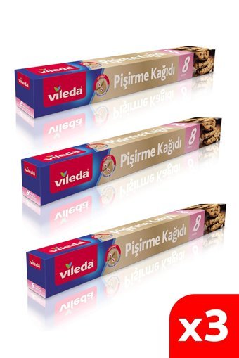 Vileda Pişirme Kağıdı 3 Paket