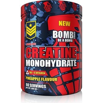 Bomb Series Creatine Monohydrate Ananas Aromalı Toz Kreatin 300 gr