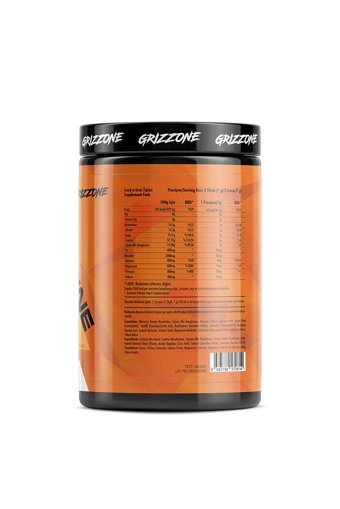 Grizzone Creatine Monohydrate Şeftali Aromalı Toz Kreatin 420 gr