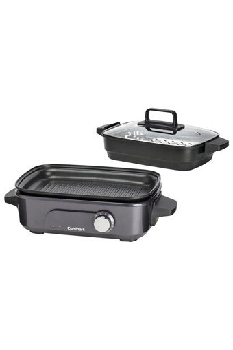 Cuisinart Grmc3E 1400 W Paslanmaz Çelik 4.7 lt Hazneli Çok Amaçlı Buharlı Pişirici Siyah