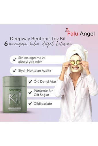 Deep Way Killi Nemlendiricili Toz Yüz Maskesi 175 gr