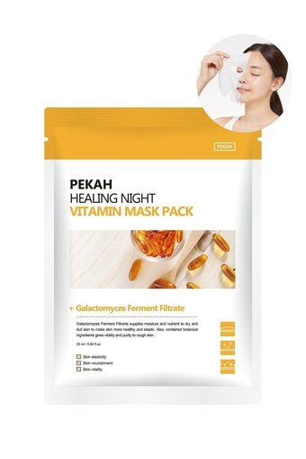 Pekah C Vitamini Ve 13 Bitki Özü İçeren Kağıt Yüz Maskesi 25 ml