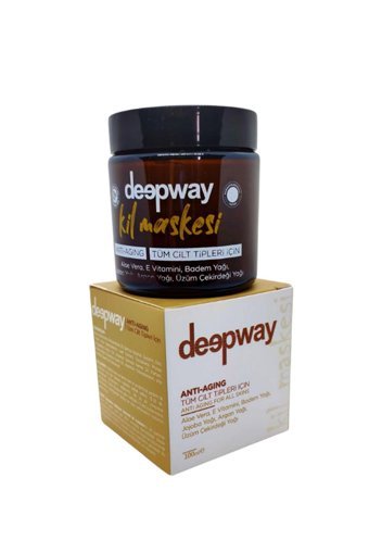 Deep Way Anti-Aging Killi Nemlendiricili Krem Yüz Maskesi 100 ml