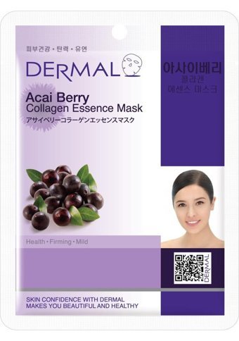 Dermal Acai Çileği Sıkılaştırıcı Kağıt Yüz Maskesi 10 Adet