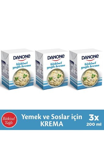 Danone Yemeklik Krema 3x200 ml