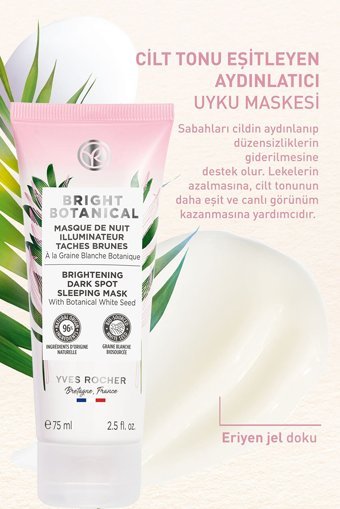 Yves Rocher Bright Botanical Nemlendiricili Jel Yüz Maskesi 75 ml