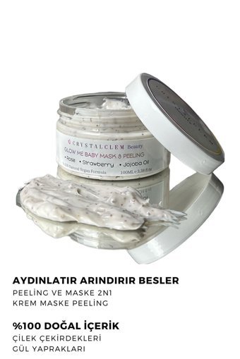 Crystalclem Beauty Glow Me Nemlendiricili Krem Yüz Maskesi