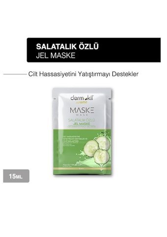 Dermokil Salatalık Özlü Nemlendiricili Jel Yüz Maskesi 2x15 ml