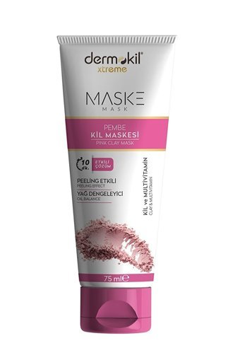 Dermokil Canlandırıcı Ballı Maske & Peeling Etkili Yağ Dengeleyici Killi Nemlendiricili Krem Yüz Maskesi 75 ml