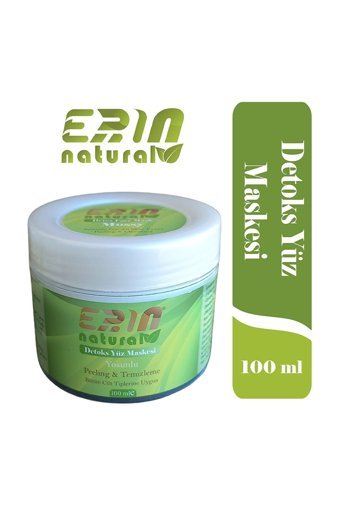 Erin Natural Natural Detoks Nemlendiricili Jel Yüz Maskesi 100 ml