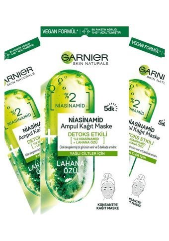 Garnier Niasinamid Nemlendiricili Kağıt Yüz Maskesi