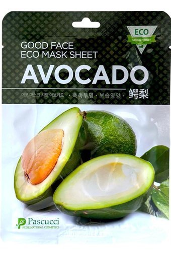 Pascucci Avocado Nemlendiricili Kağıt Yüz Maskesi 23 ml