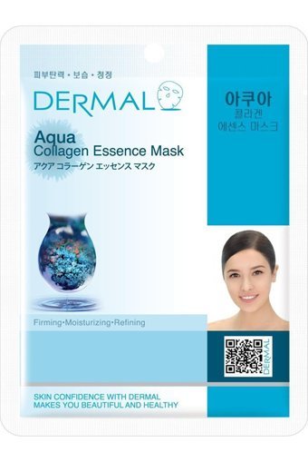 Dermal Sıkılaştırıcı, Arındırıcı Aqua Kolajen Nemlendiricili Kağıt Yüz Maskesi 23 gr