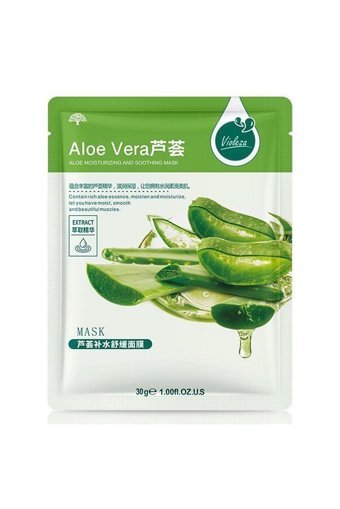 Violeza Aloe Veralı Nemlendiricili Kağıt Yüz Maskesi 3 Adet